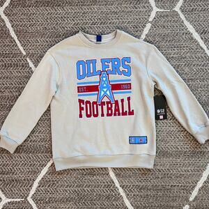 NFL Oilers Crewneck Sweater Sz Small